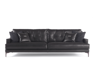 CLARK_2.0 - 3 seater tufted leather sofa _ Gianfranco Ferré Home